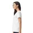 thumbnail image 3 of Gildan Women’s T-Shirt, 100 Ultra Cotton, Crewneck Short Sleeve Classic Tee, White, Sizes S-3XL, 3 of 5