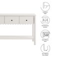 thumbnail image 3 of Coffee Sofa Side End Table, round, White, Wood, Living Room Lounge Cafe Lobby Hospitality Restaurant, Modern Contemporary, HB37715, 3 of 8