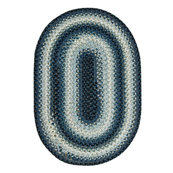 Homespice Décor 27 Pouces x 45 Pouces Tapis Tressé Ultra Durable Ovale Genévrier