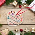 thumbnail image 4 of Aunt Christmas Ornament from Niece Nephew Friendship Gifts for Woman Best Aunt Ever Acrylic Hanging Ornaments Auntie for New Auntie Appreciation Christmas Tree Decoration A1, 4 of 5