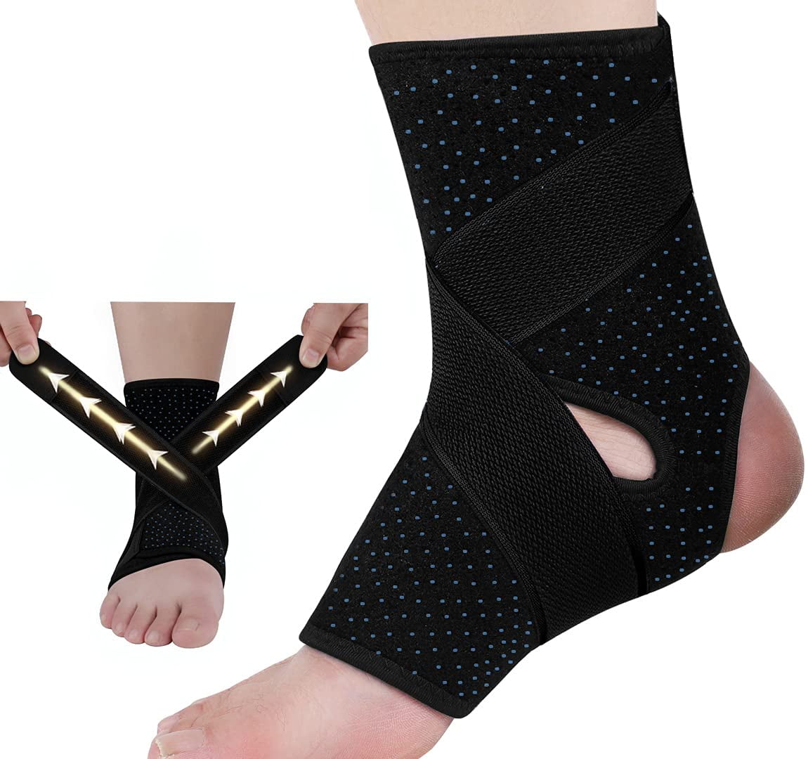Ankle Brace, 1PCS Adjustable Ankle Braces for Men Women, Breathable ...