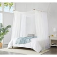 thumbnail image 3 of WARM HOME DESIGNS 55 x 288 Inch White & Beige Double Window Scarves Bundle. AS White & Beige 288, 3 of 5