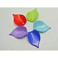 thumbnail image 5 of U8MO Craft DIY Mixed Color Acrylic Leaves Flower Petals Charm Pendants Various Shape-50pcs Long Leaves 40X14mm, 5 of 6