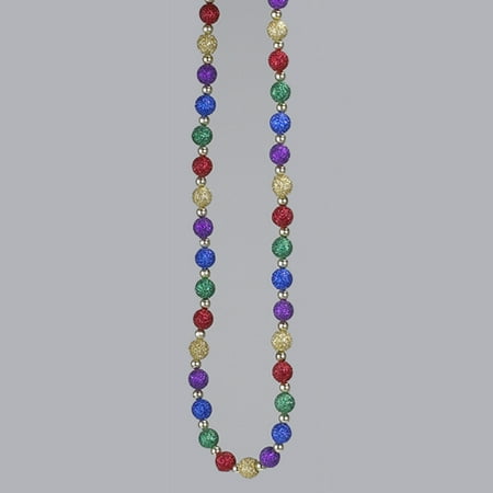 Kurt Adler Multi Glitter Beaded Garland - Walmart.com