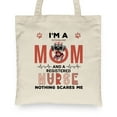 thumbnail image 2 of I'm a Schnauzer Mom and a Registered Nurse Nothing Scares Me Canvas Tote Bag Miniature Schnauzer Dog Lover Reusable Shopping Grocery Bag - 00002, 2 of 5