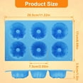 thumbnail image 5 of 3PCS 6-Cavity Mini Fluted Tube Pan,Mini Bundt Cake Pan,Bundtlette Cake Silicone Mold for Baking,Non Stick Fancy Molds for Fluted Tube Cake, 5 of 7