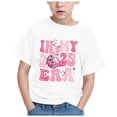 thumbnail image 4 of Godom Girls' Short Sleeve Shirts Casual Solid Plain Tees Kids Summer Fashion Tops Tees, 4 of 6