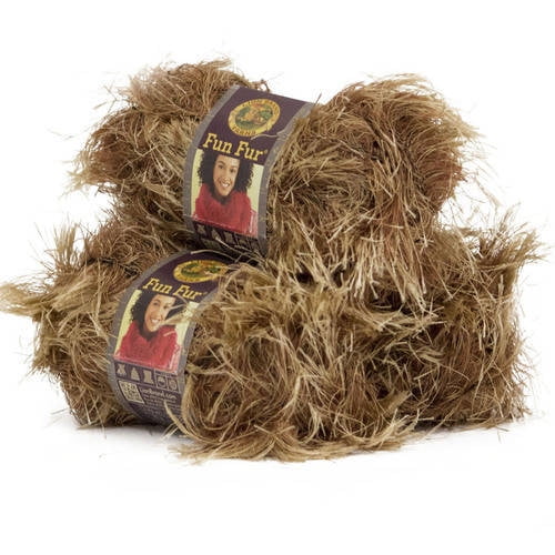 Lion Brand Yarn Fun Fur 3 Pack Novelty E