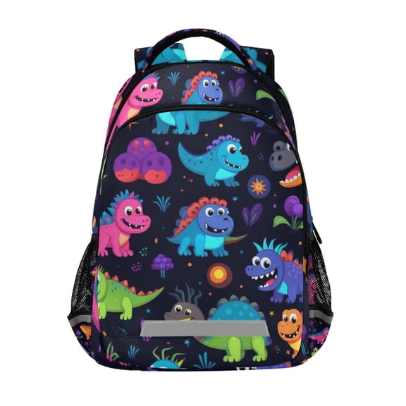 ALAZA Dinosaurs Backpack Elementary School Bag Bookbag Travel Rucksack
