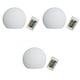 thumbnail image 1 of 3 piezas 16 colores led lámpara globo lámparas luz con telemando, 1 of 9