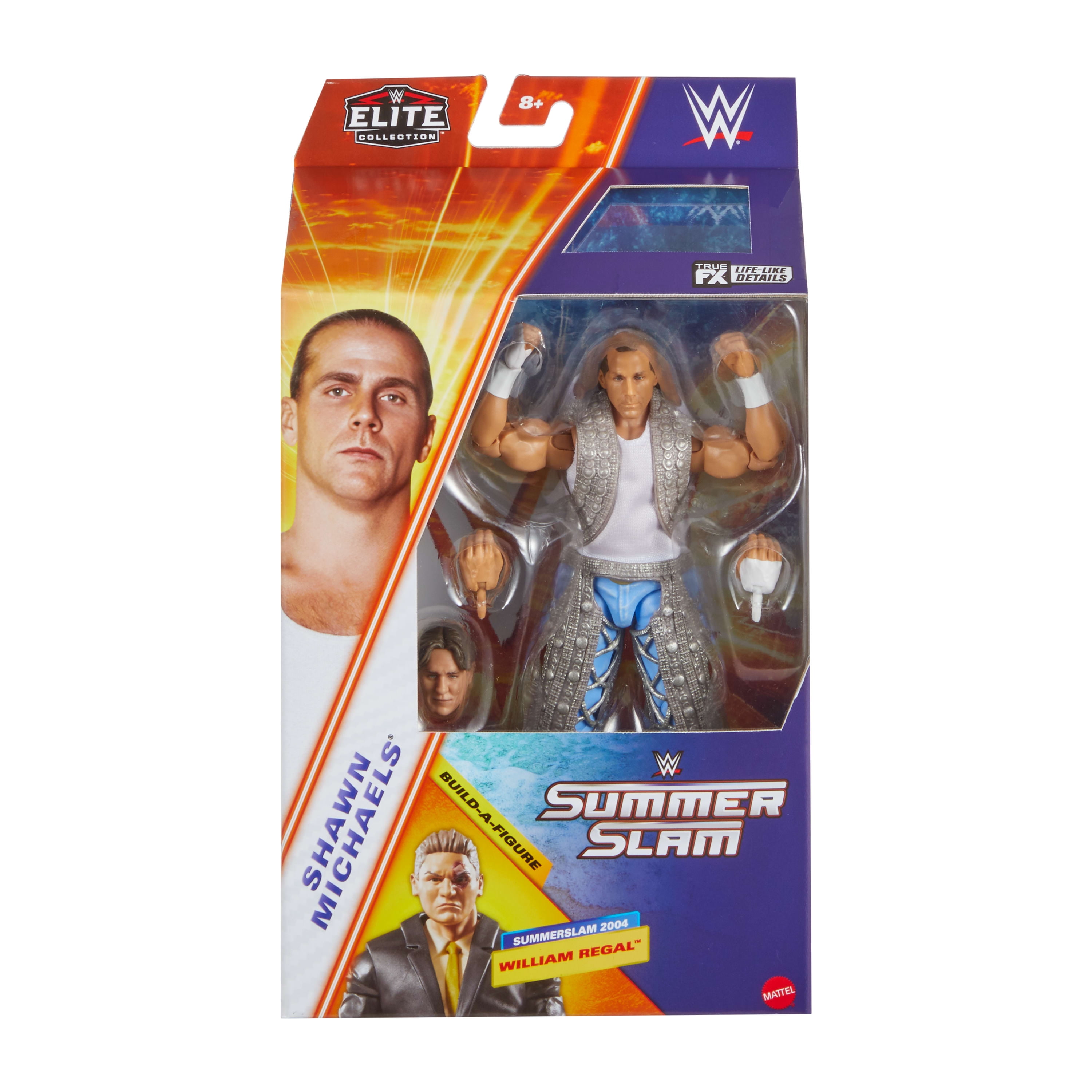 WWE Elite Collection Premium Live Event Shawn Michaels Action Figure Set, SummerSlam Collectible