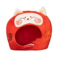 thumbnail image 3 of Cómodo Gorro De Peluche De Gato, Bonito Gorro De Peluche Para Juegos De Rol De Año Nuevo, 3 of 8