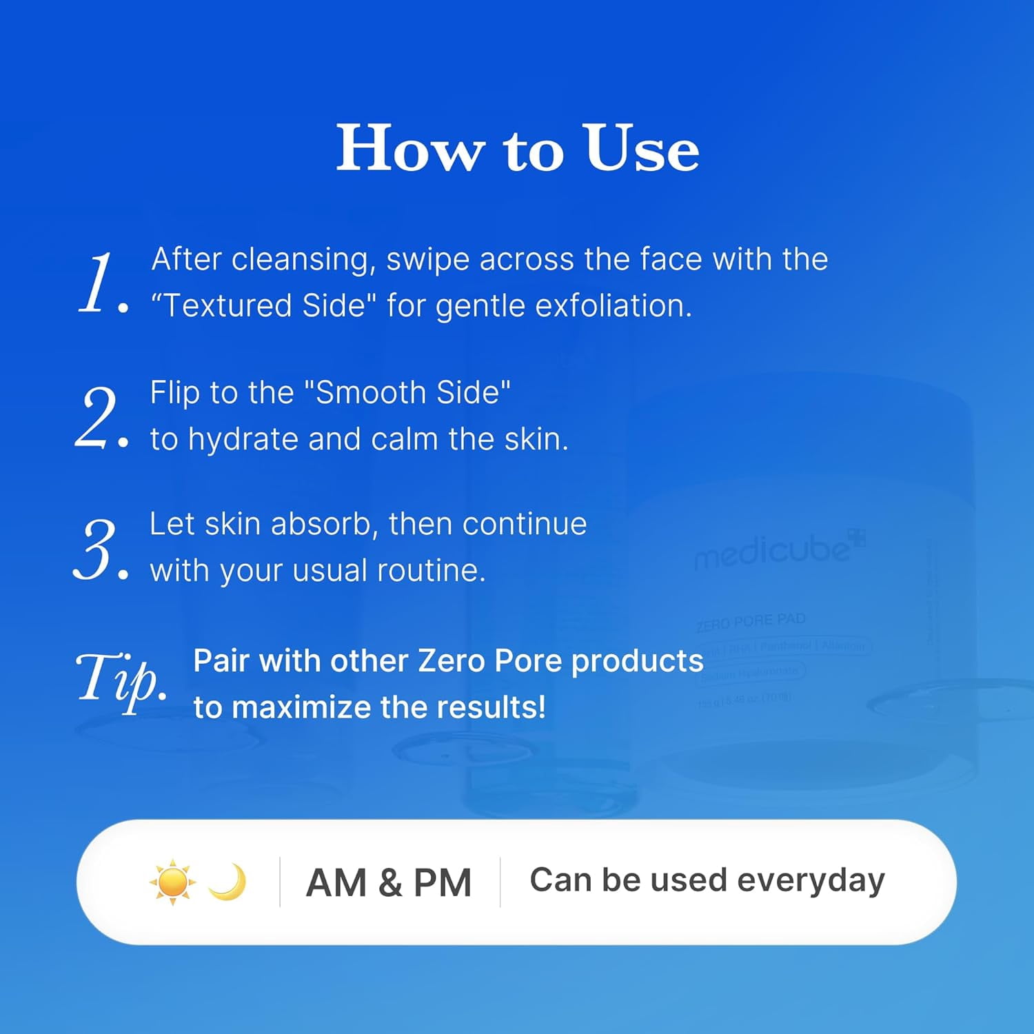 Medicube Zero Pore Pad 2.0, 70 Pads