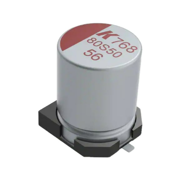 Pack of 4 A768MS107M1HLAE024 Aluminum Polymer Capacitor 100UF 20% 50V SMD Radial :RoHS, Cut Tape