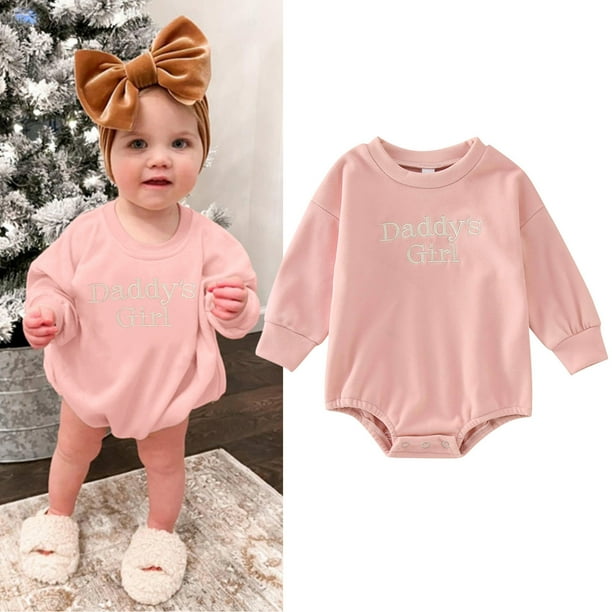 Gibobby Mamelucos para bebe nino polar Mono de manga larga con bordado de para bebes y ninas ropa de otono para recien nacidos Rosa 12 18 Meses