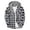 A#Gray, variant on Men's Casual Fashion Plaid Turn-Down Collar Button-Up Long Sleeve Shirt,Yellow,L