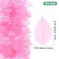 thumbnail image 3 of Paquete de 100 Hojas Esqueléticas, Hojas Secas Prensadas de Árbol de Caucho Natural [7-9cm, Rosa Claro], 3 of 6