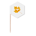 thumbnail image 1 of Insect Maple  Outline Autumn Toothpick Flags Cupcake Picks Party Celebration, 1 of 3