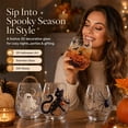 thumbnail image 4 of Halloween Drinking Glass, Pumpkin Stemless Glass with 3D Design, Clear Seasonal Drinkware for Halloween Parties and Fall Gatherings, Decorative Table Glass for Home Entertaining, 4 of 8