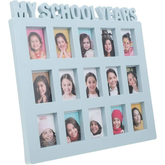 HUGFEGWE Grade Record Photo Frame Years Collage Frame Plastic Frames Photo Booth Frame My Growth Record Frame Graduation Photo Frame Kindergarten Graduation Frame Picture Child CJB91-59821