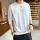 thumbnail image 2 of Ropa para hombre Sudadera con capucha Camiseta holgada con empalmes para hombre Camiseta gráfica de moda Harajuku con estilo coreano Camiseta de una pieza normal a granel, 2 of 5