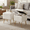 White, variant on LIFERECORD Small Ottoman with Storage Set of 2, Vanity Stool with Storage for Bedroom, Velvet Foot Stool for Living Room, White