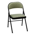 thumbnail image 3 of MECO Sudden Comfort Deluxe Zuni Fabric Padded Folding Chair, (Set of 4), 3 of 6