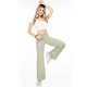 thumbnail image 5 of Pantalón Dama SAVI JEANS Pierna Ancha mezclilla Jeans Mujer verde claro 13, 5 of 5