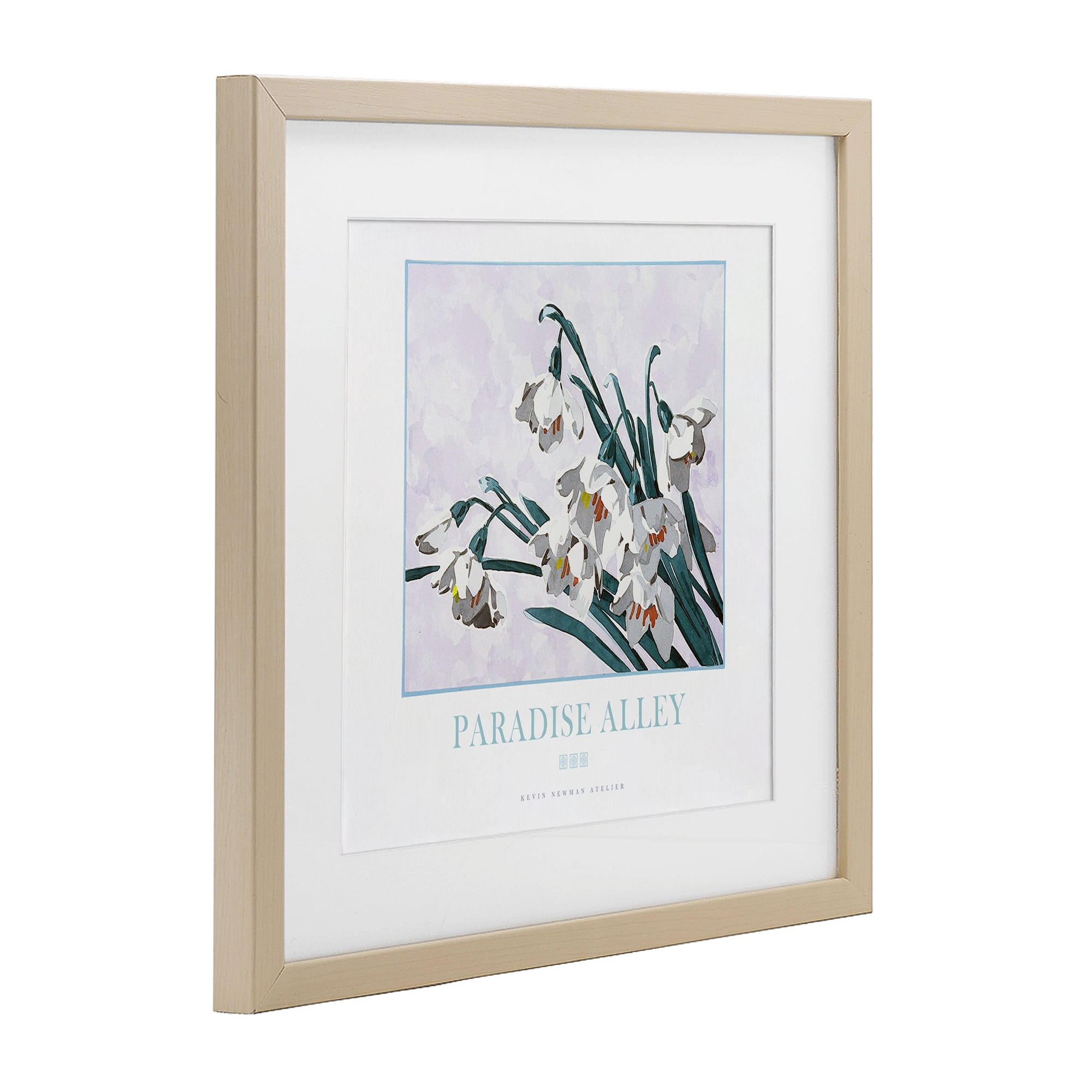 Stupell Industries Paradise Alley White Spring Blooms Birch Framed Print Under Glass, design by Jadei Graphics