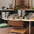 thumbnail image 3 of Mauviel M'urban 4 Stainless Steel Frying Pan with Cast Stainless Steel Handle, 10.2-in, 3 of 4