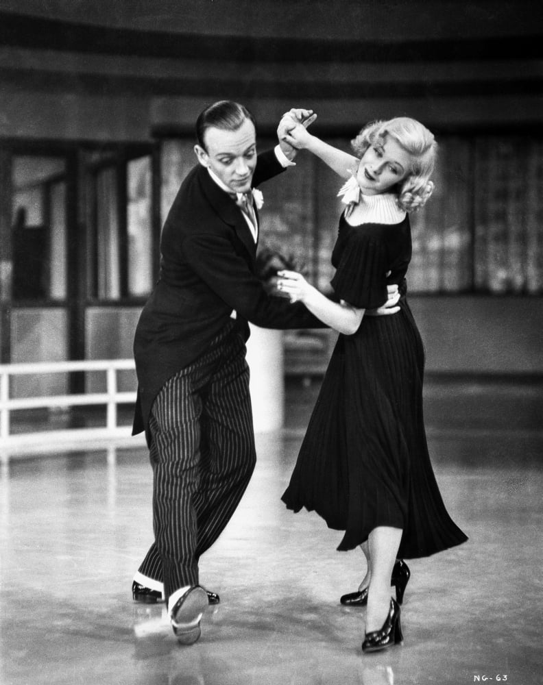 Fred Astaire and Ginger Rogers Portrait Taken from Swing Time Film