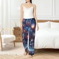 thumbnail image 4 of Yiaed Fireworks1 Print Womens Lounge Pants, Loose PJ Bottoms, Long Pajama Pants for Women-Large, 4 of 6