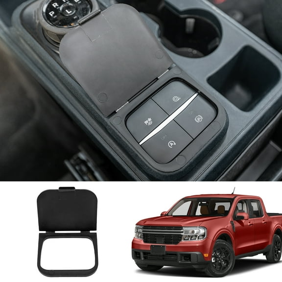 Center Console Button Cover for 2022-2025 Ford Maverick Gear Shift Button Cover Shifter Switch Panel Button Cover for 2024 Maverick Accessories