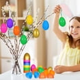 thumbnail image 6 of LessMo 72PCS 3.15" Easter Eggs Large Colorful Bright Plastic Easter Eggs Surprise Toys Blind Bags Assortment Empty Shells, Crafts Basket Stuffers for Party Hunt Games, 6 of 7