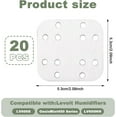 thumbnail image 2 of 20pcs Humidifier Replacement Filters for Levoit, Polyester Mineral Absorption Pads Humidifier Descaling Pads Humidifier Accessories for Levoit LV600S, LV600HH, OasisMist450S, 2 of 7