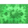 thumbnail image 1 of Ahgly Company Indoor Rectangle Medallion Green Traditional Area Rugs, 2' x 4', 1 of 1