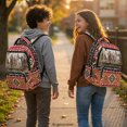 thumbnail image 3 of FUIALDOLG Breathable Bookbag for Back to School Elementary School, 600D Polyester Multi Pocket Kids School Backpack, Horse, 3 of 9