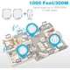 thumbnail image 2 of Timbre Inalámbrico Impermeable, Timbre Exterior con Alcance 300M 2 Transmisor y 1 Receptor, Kit de Timbre Inalámbrico con Flash LED, 36 Melodías, 4 Niveles de Volumen, para Hogar, Oficina, H, 2 of 5