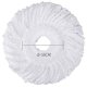 thumbnail image 2 of para 360 ° Spin Magic Mop-Microfiber Reemplazo Mop Head-Round Forma Tamaño Estándar (Blanco-Paquete de 6), 2 of 5
