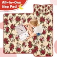 thumbnail image 4 of Multicolor Christmas Floral Pattern Toddler Nap Mats for Kids Preschool,50"x20" Sleeping Mat Bag or Kids,Toddler Sleeping Bag,Toddler Nap Mat or Daycare, 4 of 6