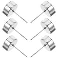 thumbnail image 1 of OHOIOLLA 6Pcs Metal Candle Cups with Spike for Festive Christmas Party and Home Use, 1 of 8