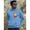 thumbnail image 2 of Cute Pocket Corgi Hoodie Men -Image by Shutterstock, Male Medium, 2 of 4