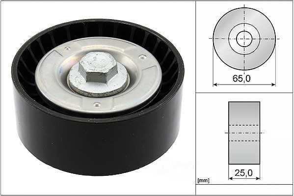 INA US FP0855 Accessory Drive Belt Idler Pulley