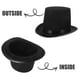 thumbnail image 4 of Sombrero de mago Sombreros de Lincoln Sombrero de copa Sombrero de mago Fiesta de disfraces Accesorio (Negro), 4 of 6