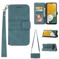 thumbnail image 1 of Nalacover Case for Google Pixel 7 Wallet Case with Kickstand Card Slots Holder Crossbody Case, Lanyard Shoulder Strap Luxury PU Leather Wrist Strap Handbag Magnetic Cover for Google Pixel 7,Darkgreen, 1 of 9