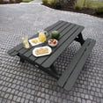 thumbnail image 4 of Highwood Hometown Picnic Table -Outdoor, Eco-friendly, Synthetic Wood, 4 of 6