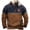 Coffee, variant on IWRICH Quarter Zip Western Jackets for Men Cowboy Sweatshirts Retro Ethnic Graphic Casual Long Sleeve Pullover Tops Coffee XL