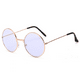 thumbnail image 3 of Gafas de sol coloridas con forma de océano, estilo retro europeo y americano, con montura redonda pequeña, gafas de sol decorativas para mujer, 3 of 5