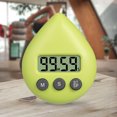thumbnail image 4 of Cuenta regresiva electrónica con gota de agua reloj despertador con temporizador digital LCD (verde retro) Sywqhk Libre de BPA, 4 of 8