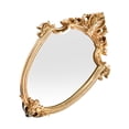 thumbnail image 3 of European Style Golden Makeup Mirror for Decoration Synthetic Resin Elegant and Stylish, 3 of 8